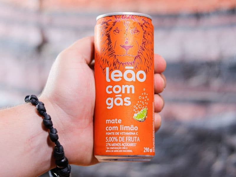 Chá matte limão com gás 290ml
