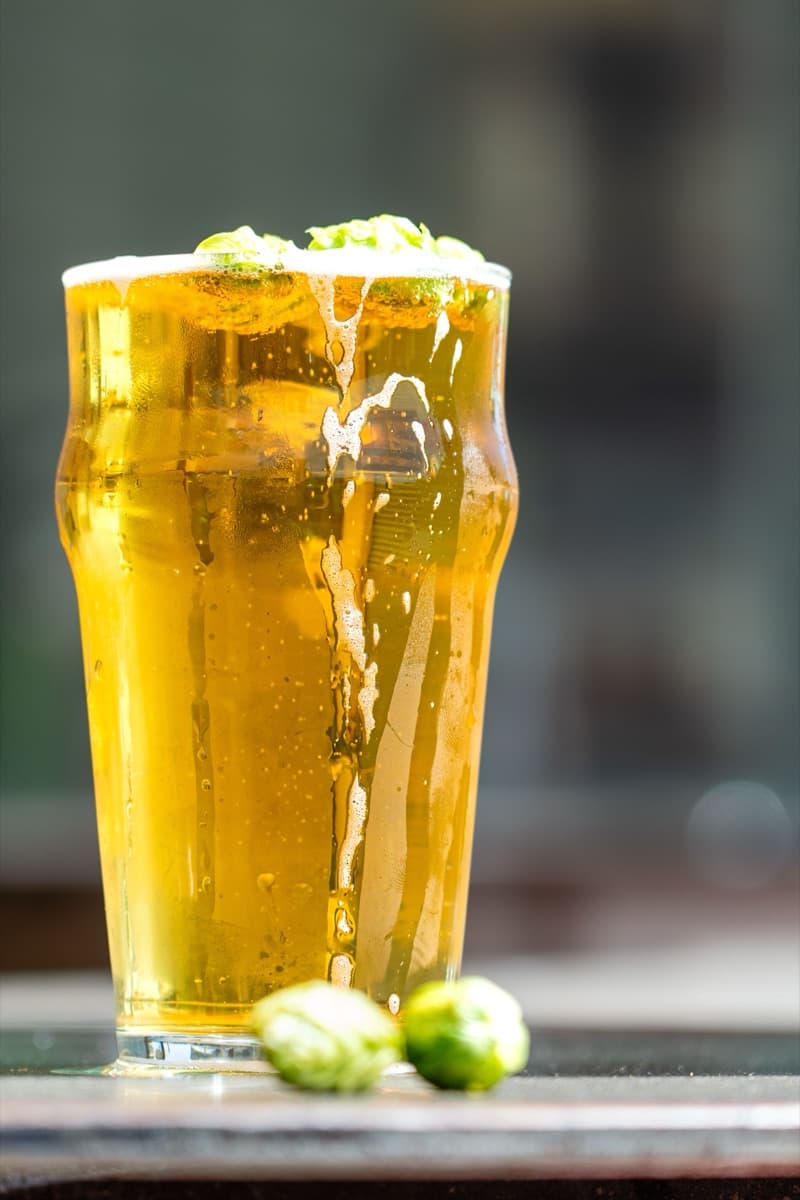 Garrafa de cerveja artesanal gelada